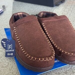 George Men's Chocolate Brown Loafers